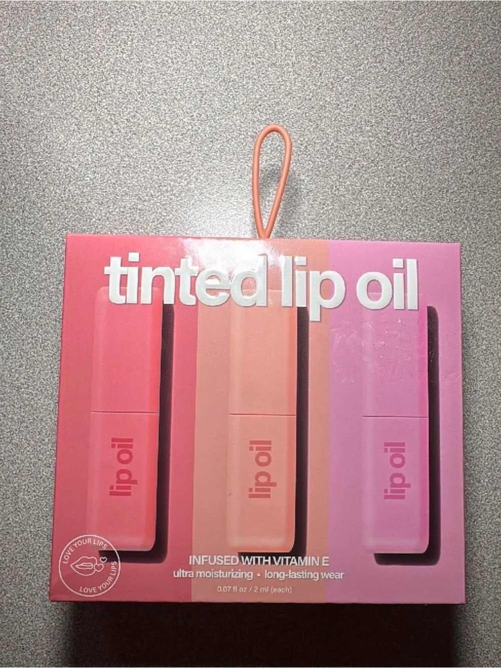 Tinted Lip Oil Trio - Pink, Peach, Mauve